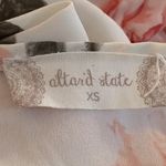 Altar'd State Altar’d‎ State pink green ivory floral babydoll blouse size XS Photo 8