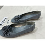 Aerosoles Womans A2 By Blue Suede Open Toe Mini Wedge Cushioned Size 8.5 Photo 2