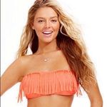 Hula Honey  Reversible Fringed Bandeau Bikini Top Photo 0