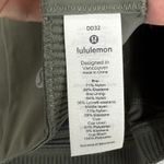 Lululemon  Energy Longline Sports Bra 32DD Olive Green Adjustable Straps Photo 4