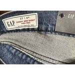 Gap 6” Shorts Size 4regular / 27 High Rise Low Stretch Cut Off Fray Medium Wash Photo 4