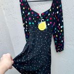 Target Rixo x black multicolor polka dot mini dress 8 new with tags Photo 4