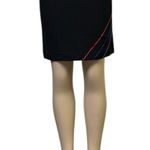 Petite Sophisticate  Black Geometric Fully Lined Business Skirt Womens Size 4 Photo 0