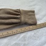 Free People Shes A Keeper Womens XS Oversized Beige Mock Neck Pullover Sweater Photo 8