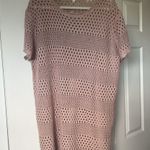 Crochet Knit Swim Coverup in Beige Tan Size XL Photo 1