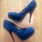 Steve Madden Black suede Caryssa platform stilettos 8.5 Photo 1