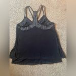 EXPRESS Spaghetti Strap V-Neck Razor-Back Relaxed-Fit Tank Top Photo 5