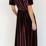 Baltic Born  Vivian Velvet Maxi Dress Short Sleeve New Without Tags Photo 1