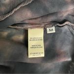 Cloth & Stone Horizon Dye Mock Neck Blouse Red Gray Ombre Top Women’s Size M Photo 6