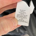 VINTAGE JULIA KLEIN Hooded Wool Longline Pea Coat Black Size 12 Photo 11