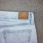 American Eagle Stovepipe Jeans Women 4 Short Wide Leg Stretch Light Wash Denim Photo 13