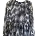 Orla Kiely RARE chiffon clover shamrock ditsy print midi dress size 6 Photo 1