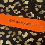 AQUA  black and gold animal print 7/8 leggings. Photo 10