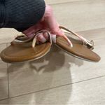 Talbots NEW  Gia Buckle Sandal Plaid Slip On Madras Size 10 Photo 7