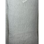 White Fuzzy Knit Sweater Lace Trim Long Sleeve Sofy Cozy Boho Chic Womens M Size M Photo 5