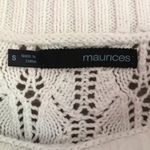 Maurice's Vintage cap sleeve open knit tunic sweater dress size small Photo 6