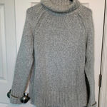 Kaisely  Women's Size Large Gray Knit Mock‎ Neck Sweater Photo 0