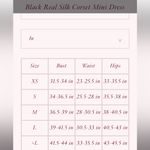 House Of CB GIANNA
Black Real Silk Corset Mini Dress Size XS Photo 7