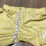 Nike  Womens Soccer Shorts Dri-FIT Athletic Yellow‎ Black Striped Large L Photo 4