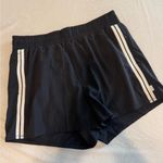 Johnny Was Calme Black Retro Striped Elements Running Shorts Med Photo 0