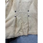 J Jill Womens Blazer Pants Set Size M 12 Beige Yellow 100% Linen Lagenlook Photo 8