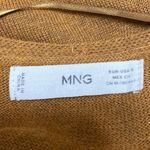 Mango MNG Tan Caramel Sleeveless V Neck Button Up Vest Tank Mini Dress Size S Photo 2