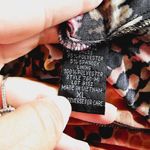 Snap Red Multicolored Chevron Print Knit Halter Maxi Dress Size XL Photo 5