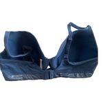 Victoria's Secret  Blue Shimmer Underwire Lined Demi Bra Women's Size 38DD Photo 1