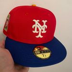 New Era Cap Home game New York New York Mets Mario inspo 1969 let’s go Mets patch size 7 1/8 brand new sold out  Photo 0