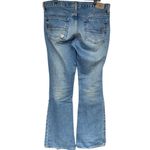 American Eagle Hipster Acid Wash Distressed Flare Leg Jeans Photo 4