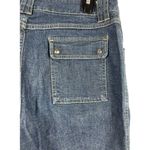 Petite Sophisticate VTG Y2K 90s Pork Chop Pocket Bootcut Blue Denim Jeans 12 Photo 2