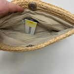 SoulCycle Script Natural Pouch Whimsical Clutch Photo 3