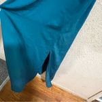 Vince teal blue green button front long sleeve maxi dress NEW Photo 7