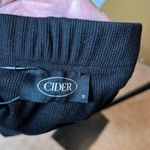 Cider  Black Ribbed Skater Skirt Mini Size Small NEW! Photo 3