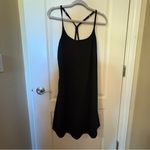 Athletic Chic Black Strappy Dress with shorts Size L Photo 2