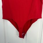 Tommy Hilfiger Tommy Jeans Women's Core Rib Bodysuit - Red -  Photo 2
