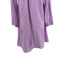 Natalie Martin Fiore Dress Long Sleeve Cotton Gauze Lilac Purple Size XS Photo 10