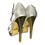 ROCUS Silver Platform Stilettos Women’s Like New Excellent Condition Size 6 Photo 10