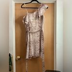 Bar III Bar111 Elegant Snake Print One-Shoulder Dress. Size-2 Photo 4