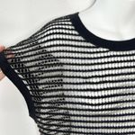 ALLSAINTS  Knit Dress Womens Size 0 Oversized Black Gold Metallic Alt Edgy Grunge Photo 2