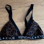 Kendall + Kylie XL - Brown Leopard Bralette Photo 0