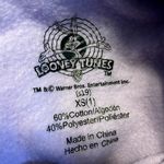 Looney Tunes  Sweatshirt Drawstring Hoodie Bugs Bunny Daffy Duck Purple XS Photo 1