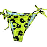 Norma Kamali  Neon Animal Print String Bikini Bottom Size S NEW WITHOUT TAGS Photo 0