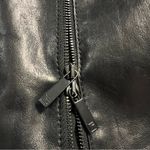 Lafayette 148 Womens Black Leather Jacket Size 4 Minimalist Quiet Luxury Capsule Photo 6