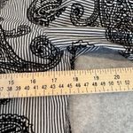 Vintage Brooks & Dunn Pearl Snap Shirt Womens Medium Black Velvet Paisley Photo 7