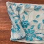 Peppermayo NWT  Beaded Tube Top Blue Strapless Y2K Party Going Out Top Sz 6 Photo 4