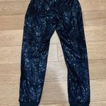 Abercrombie & Fitch  navy sequin joggers side stripe Photo 3