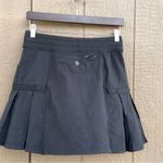 Athleta Athlete Womens Skort Black Any Sport Black Skort Pleated Athletic Size Small Photo 3