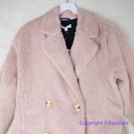 Free People New!  Cuff It Coat in pink,‎ size L Photo 7