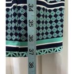 Charter Club  Geo‎ Print Button Down Collar Short Cuffed Sleeve 
Dress Size PM Photo 3